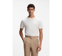 BOSS Camisa regular fit de algodón con estructura y detalles de ribetes - StyleH-Thompson 81, 50565742 Natural XL