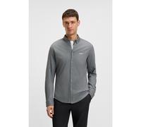 BOSS Camisa regular fit de punto de algodón resistente a las arrugas - StyleBiado_R_IN, 50540988 Azul oscuro XXL