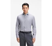BOSS Camisa regular fit en algodón elástico con estructura - StyleH-JOE-SP-C1-261, 50566999 Azul estampado 41