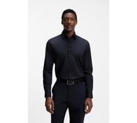 BOSS Camisa regular fit en algodón elástico - StyleH-JOE-kent-C1-214, 50473265 Azul oscuro 46L