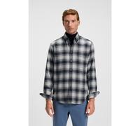 BOSS Camisa regular fit en franela de algodón - StyleRickert_M, 50549430 Gris estampado S
