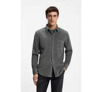 BOSS Camisa regular fit en pana de algodón - StyleRelegant_6_M, 50569609 Verde oscuro XXXL