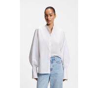 BOSS Camisa regular fit en popelín de algodón con mangas kimono - StyleC_Betta_1, 50564536 Blanco 40