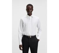 BOSS Camisa regular fit en popelín de algodón elástico de planchado fácil - StyleH-JOE-kent-C1-214, 50473265 Blanco 41