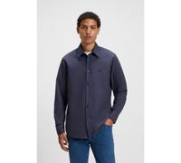 BOSS Camisa regular fit en popelín de algodón - StyleRelegant_6_M, 50518304 Azul oscuro S