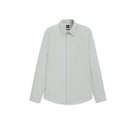 BOSS Camisa regular fit en popelín de algodón - StyleRelegant_6_M, 50518304 Gris claro L