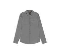 BOSS Camisa regular fit en popelín de algodón - StyleRelegant_6_M, 50518304 Gris claro XL