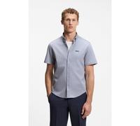 BOSS Camisa regular fit en punto de algodón - StyleST_Motion S, 50555951 Gris oscuro S