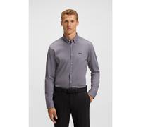 BOSS Camisa regular fit en punto dinámico de algodón - StyleB_Motion L, 50544795 Lila XXL