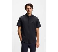 BOSS Camisa regular fit en punto dinámico de algodón - StyleB_Motion S, 50544784 Azul oscuro L