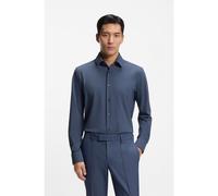 BOSS Camisa regular fit en punto técnico elástico - StyleP-JOE-S-K-261, 50555764 Azul oscuro 41