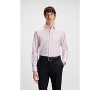 BOSS Camisa regular fit en sarga de algodón elástico de planchado fácil - StyleH-JOE-kent-C1-214, 50545103 Rosa estampado 39