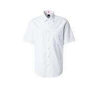 BOSS Camisa regular fit en popelín de algodón - StyleRelegant_6-short_M, 50537331 Blanco L