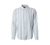 BOSS Camisa 'Ricoplus' azul claro / azul oscuro / blanco L azul claro / azul oscuro / blanco