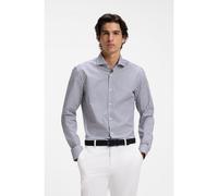 BOSS Camisa slim fit a rayas de algodón elástico de planchado fácil - StyleH-HANK-SP-C1-261, 50567021 Rayas azules 42