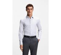 BOSS Camisa slim fit de algodón elástico estampado - StyleH-HANK-K-C1-261, 50555709 Azul estampado 41