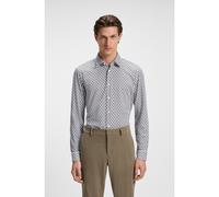 BOSS Camisa slim fit de algodón estampado - StyleP-ROAN-kent-C1-233, 50550722 Verde estampado XL