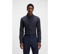 BOSS Camisa slim fit de lino - StyleH-ROAN-BD-E-C1-253, 50545218 Azul oscuro S