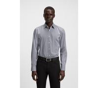 BOSS Camisa slim fit en algodón a rayas de planchado fácil - StyleH-HANK-kent-C1-214, 50545123 Rayas azules 40