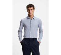 BOSS Camisa slim fit en punto técnico elástico estampado - StyleP-HANK-S-K-261, 50556692 Azul estampado 40