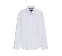 BOSS Camisa slim fit en punto técnico elástico estampado - StyleP-HANK-s-kent-C1-222, 50545306 Azul estampado 43
