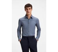 BOSS Camisa slim fit en punto técnico elástico - StyleP-HANK-S-K-261, 50555747 Azul 39