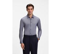 BOSS Camisa slim fit en tejido elástico técnico con estructura - StyleP-ROAN-kent-C1-233, 50533434 Azul oscuro XL