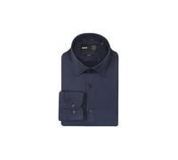 BOSS Camisa slim fit en sarga elástica técnica - StyleP-HANK-kent-C1-222, 50503356 Azul oscuro 43