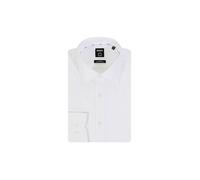 BOSS Camisa slim fit en popelín de algodón elástico de planchado fácil - StyleH-HANK-kent-C1-214, 50469345 Blanco 45