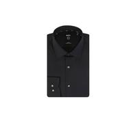 BOSS Camisa slim fit en popelín de algodón elástico de planchado fácil - StyleH-HANK-kent-C1-214, 50469345 Negro 45