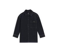 BOSS Camisa vaquera para niños con bolsillo de la marca - StyleJ52316/Z3514A, J52316 Fantasía 102