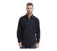 BOSS Camisa regular fit en pana de algodón - StyleRelegant_6_M, 50569609 Azul oscuro L