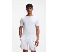 BOSS Camiseta activa con absorción de la humedad y grabado de pelota de tenis - StyleTS_TOC Game 1, 50564766 Blanco XXL