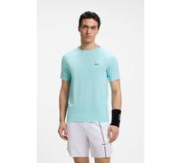 BOSS Camiseta activa con absorción de la humedad y grabado de pelota de tenis - StyleTS_TOC Game 1, 50564766 Celeste XXXL