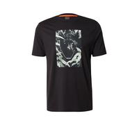BOSS Camiseta de punto de algodón con motivo animal - StyleTe_Animali, 50546362 Negro L