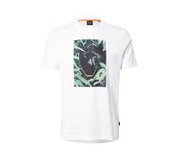 BOSS Camiseta de punto de algodón con motivo animal - StyleTe_Animali, 50546362 Blanco L