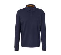 BOSS Polo de manga larga en algodón con detalle de logo - StylePe_interlock_long, 50527525 Azul oscuro XL