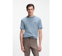 BOSS Camiseta BOSS x ASTON MARTIN en jacquard de lana y algodón - StyleC-Thompson 242_AM, 50553812 Celeste XL