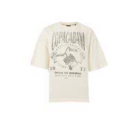 BOSS Camiseta 'C_Eboys_2' gris oscuro / blanco lana S gris oscuro / blanco lana