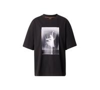 BOSS Camiseta 'C_Eboys' gris / negro / blanco S gris / negro / blanco