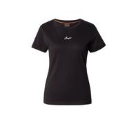 BOSS Camiseta slim fit de algodón con logo bordado en estilo manuscrito - StyleC_Elove_embro, 50554696 Negro XL