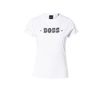 BOSS Camiseta 'C_Endora_1' negro / plata / blanco M negro / plata / blanco