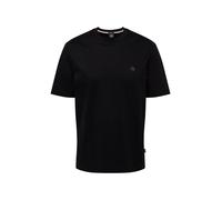 BOSS Camiseta regular fit de algodón con monograma Double B - StyleC-Taut 01, 50520298 Negro M