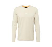 BOSS Camiseta de manga larga de algodón elástico con logo estampado - StyleTChark, 50473286 Beige claro L
