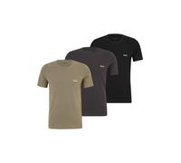 BOSS Camiseta 'Classic' gris oscuro / verde / negro XXL gris oscuro / verde / negro