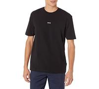 BOSS Camiseta con Logotipo para Hombre en el Centro., Basic Black, L