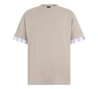 Boss - Camiseta con puños de rayas - Tops - Hombre - Beige - M -