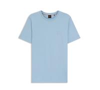 BOSS Camiseta de punto de algodón con aplique de logo - StyleTales, 50508584 Celeste XL