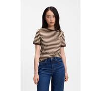 BOSS Camiseta de algodón a rayas con bolsillo en el pecho - StyleC_Ezoe_stripe, 50568996 Fantasía XS
