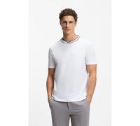 BOSS Camiseta de algodón con cuello redondo y logo - StyleTee 5, 50554862 Blanco XXL